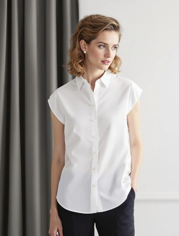 Cotton Poplin Blouse [DEMO]