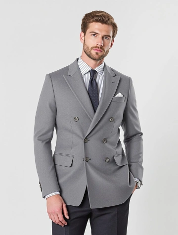 Double-Breasted Wool Blazer [DEMO]