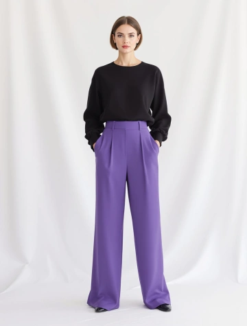 Silk Wide-Leg Trousers [DEMO]