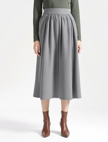 A-Line Wool Skirt [DEMO]