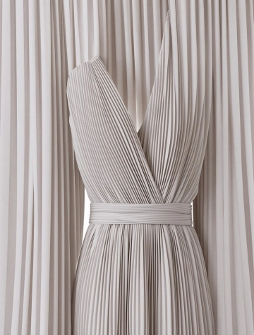 Pleated Silk Dress [DEMO]