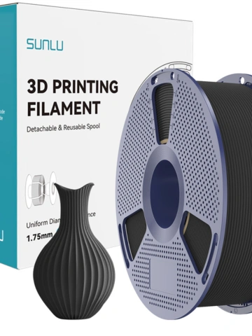 Filament PLA Basic Sunlu Black with spool