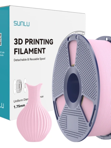 Filament PLA Basic Sunlu Sakura Pink with spool