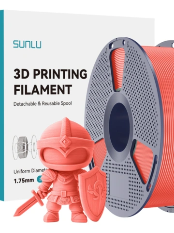 Filament PLA+ Sunlu Red Cherry with spool