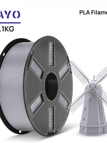 Filament PLA Jayo Silver with spool