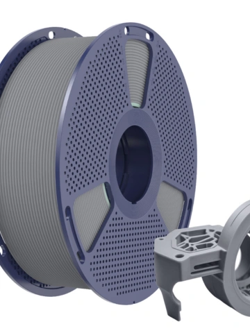 Filament PETG HS Matte Grey with spool - Img 3
