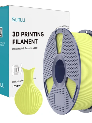 Filament PLA Basic Sunlu Yellow Lemon with spool