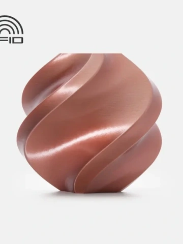 Filament PLA Silk+ Bambu Rose Gold with spool