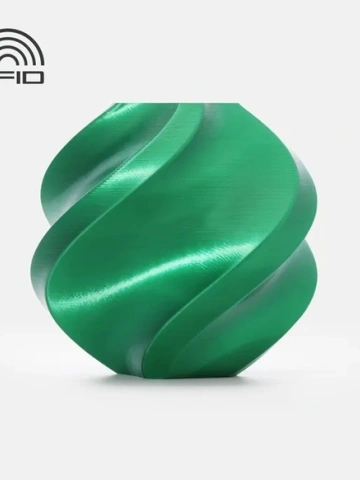 Filament PLA Silk+ Bambu Green Candy with spool