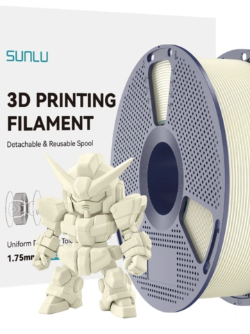 Filament PLA+ 2.0 Sunlu Bone White with spool