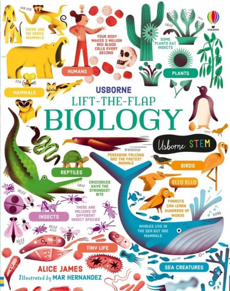 Carte cu clapete Lift-the-Flap Biology - Usborne - 7+