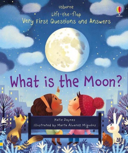 Carte cu multe clapete pentru copii curiosi, What is the moon?, Usborne