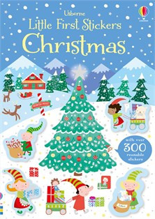 Little first stickers Christmas, carte cu peste 300 stickere de cracium