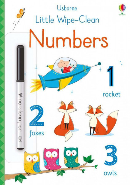 Carte de tip scrie și șterge, Little wipe-clean numbers