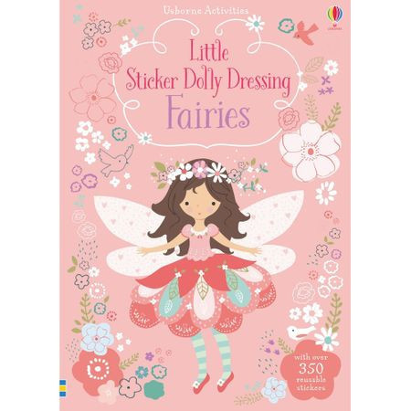 Carte cu stickers "Fairies" , 4 ani+, Usborne