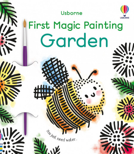 Carte de pictat doar cu apa, First Magic Painting Garden
