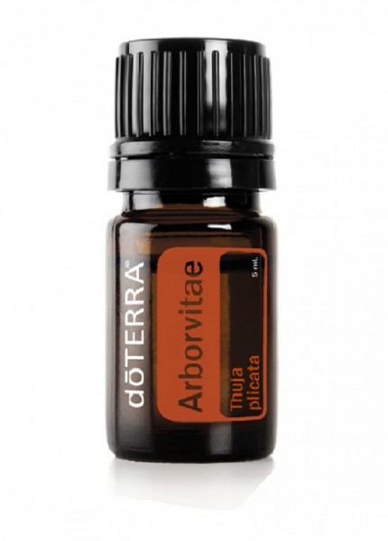 Ulei esential de tuia, arbovitae, pentru sistemul imunitar si celular, stimulator, antimicrobian, astenie, 5 ml - doterra + eBook