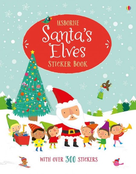 Santa's elves Christmas sticker book, Usborne
