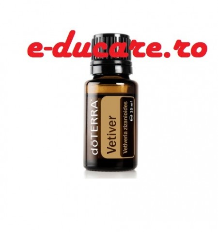 Ulei esential Vetiver, Vetiveria zizanioides, 15ml, pentru concentrare, somn, echilibrare, calmare, varice, antiartritic, antireumatic, sprijina sistemul imunitar si endocrin, Doterra