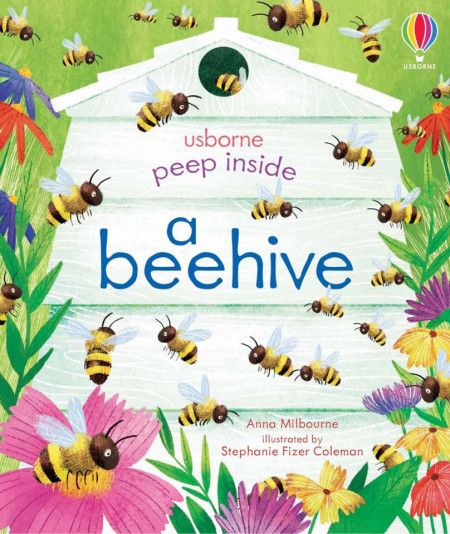 Carte cu multe clapete pentru copii curiosi, Peep Inside a Beehive, Usborne