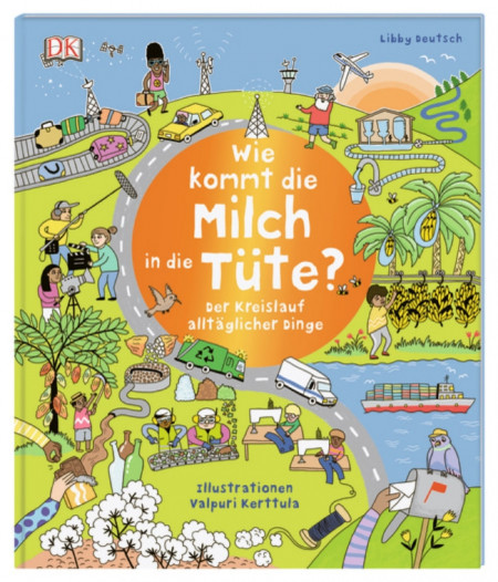 Carte in limba germana, Wie kommt die Milch in die Tüte? dk, 7+