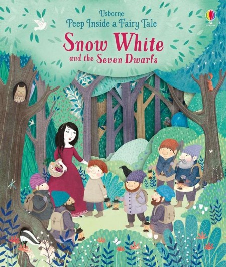 Peep inside a fairy tale: snow white and the seven dwarfs, carte cu multe clapete, usborne