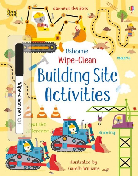 Wipe-clean building site activities