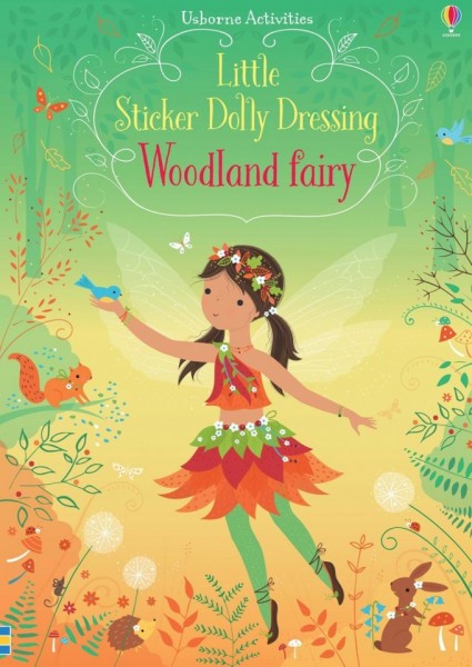 Woodland fairy little sticker dolly dressing