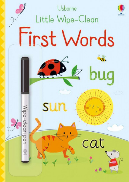 Carte de tip scrie și șterge la nesfârșit, Little wipe-clean first words