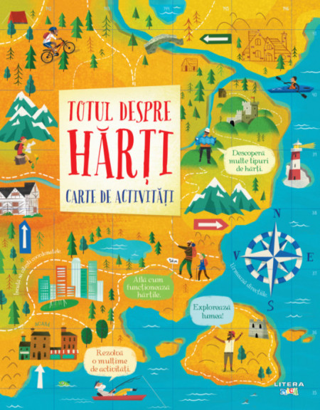 Totul despre harti, Carte de activitati, Litera mica