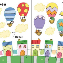 Carte cu marker de tip "scrie si sterge", Wipe-clean 123, Usborne