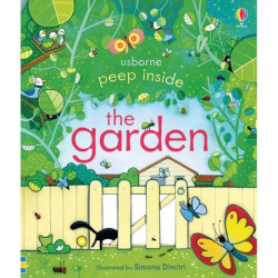 Carte "Peep inside the garden", 3 ani+, Usborne