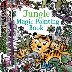 Jungle magic painting book, carte de pictat doar cu apa, usborne