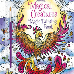 Magical creatures magic painting book