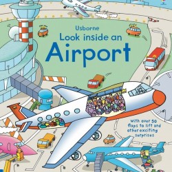 Carte cu multe clapete pentru copii curiosi, Look inside an airport