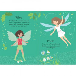 Carte cu stickers "Fairies" , 4 ani+, Usborne