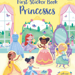 First Sticker Book Princesses, Usborne, 3+