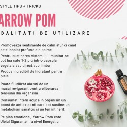 Yarrow pom, ulei esential de coada șoricelului in ulei din samburi de rodie, 30ml, doterra