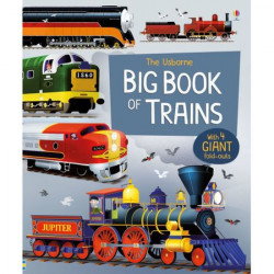 Carte "Big book of trains", 3 ani+, Usborne