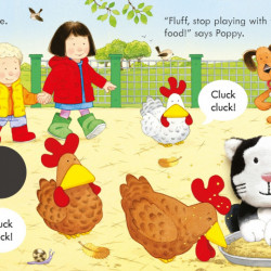 Poppy and Sam and the Kitten, finger puppet book, Sam Taplin, Usborne, 1+