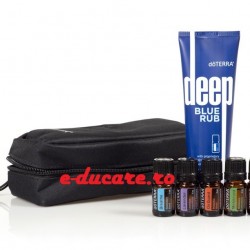 Athlete's Kit, crema deep blue + 5 uleiuri la 5ml, Doterra