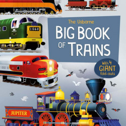 Carte "Big book of trains", 3 ani+, Usborne