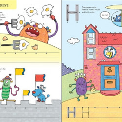 Carte cu marker de tip "scrie si sterge", Wipe-clean capital letters, Usborne