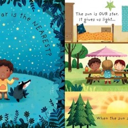 Carte cu multe clapete pentru copii curiosi, What are stars?, usborne