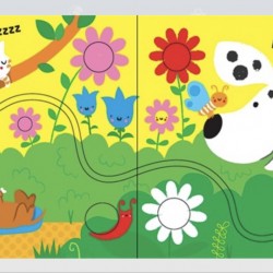 Carte pentru bebelusi isteti, Baby's Very first fingertrail playbook cats and dogs, usborne