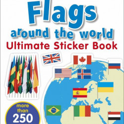 Flags Around the World Ultimate Sticker Book, DORLING KINDERSLEY CHILDREN'S, dk