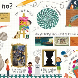 Lift-the-flap questions and answers about art