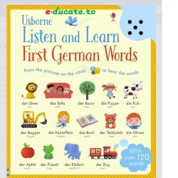 Carte Usborne Listen and learn first German words