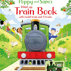 Poppy and Sam's Wind-up Train Book, Usborne, 3+