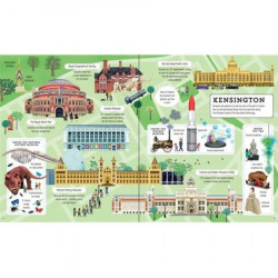 Set Puzzle "London picture book and jigsaw" de Sam Smith, 5 ani+, Usborne